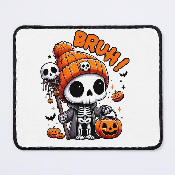 Item preview, Bruh! Cute Skeleton Funny Trick or Treat Party designed and sold by JerdbordinShop.