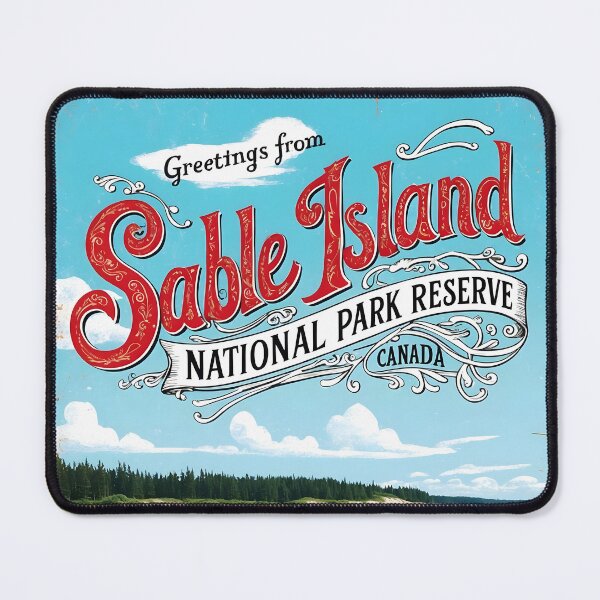 Item preview, Sable Island National Park Canada Postcard Vintage Travel Retro designed and sold by TravelPostcardGems.
