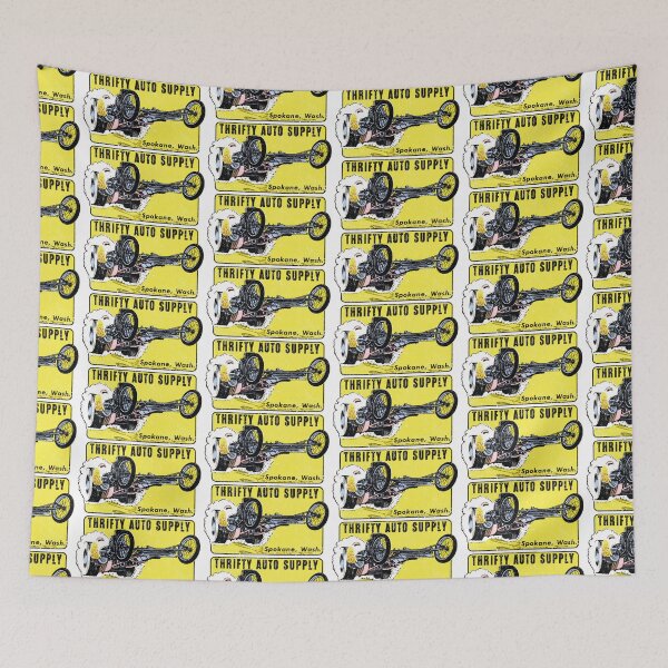 Item preview, Vintage Thrifty Auto Supply hemi rail dragster - burnout, distressed print designed and sold by retropetrol.