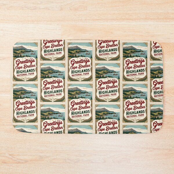 Item preview, Cape Breton Highlands National Park Canada Postcard Vintage Travel Retro designed and sold by TravelPostcardGems.