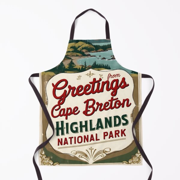 Item preview, Cape Breton Highlands National Park Canada Postcard Vintage Travel Retro designed and sold by TravelPostcardGems.