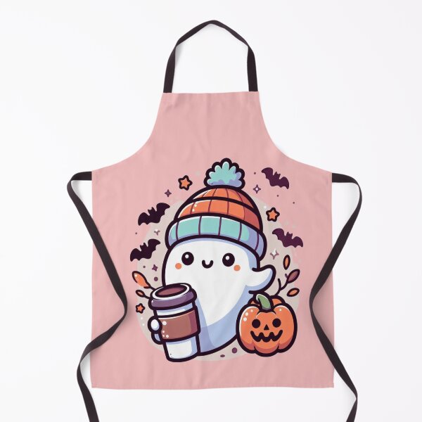 Item preview, Cute ghost - Halloween - coffee - here for the boos designed and sold by raedattia.