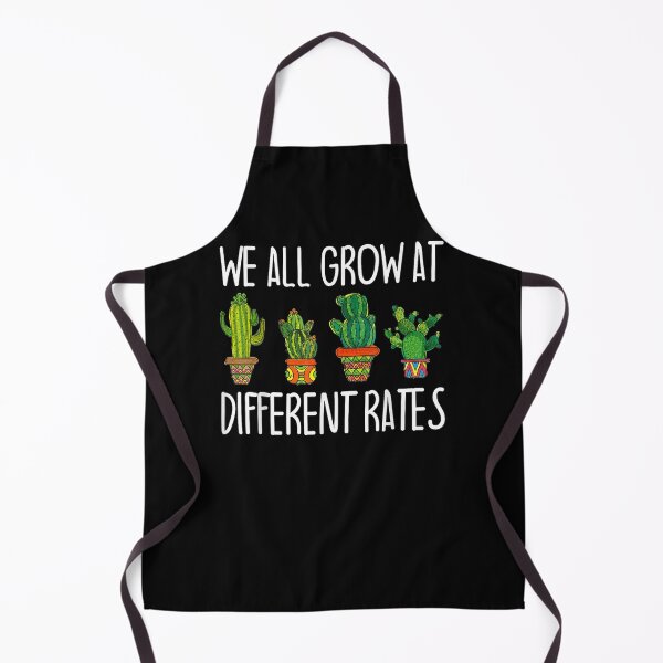 Item preview, We All Grow At Different Rates Cactus School Teacher designed and sold by VerdePlantTees.