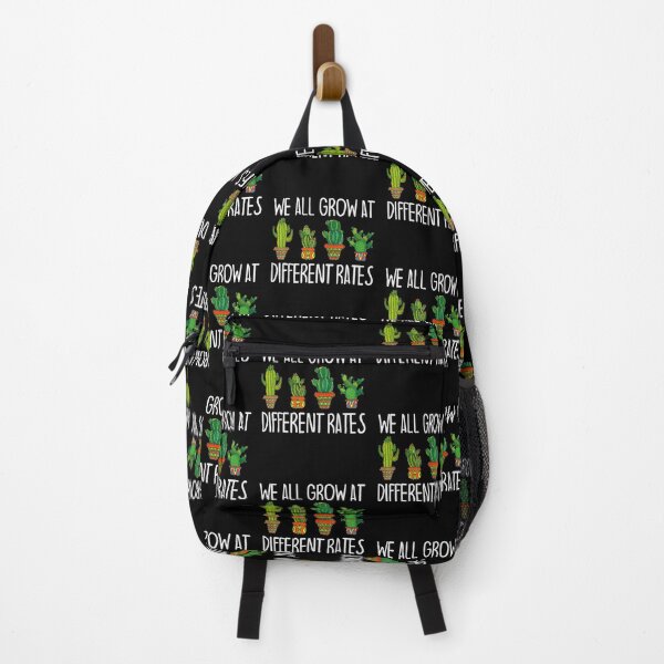 Item preview, We All Grow At Different Rates Cactus School Teacher designed and sold by VerdePlantTees.