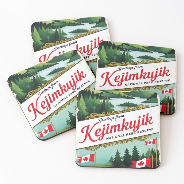 Item preview, Kejimkujik National Park Canada Postcard Vintage Travel Retro designed and sold by TravelPostcardGems.