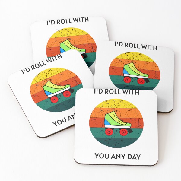 Item preview, I'd Roll With You Any Day RollerSkating  Fun  designed and sold by Minnesnowta.