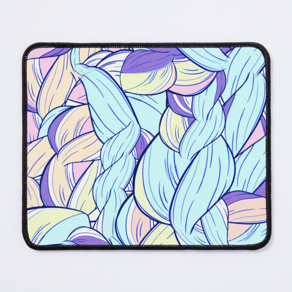 Item preview, blue braids pattern designed and sold by illustrational0.