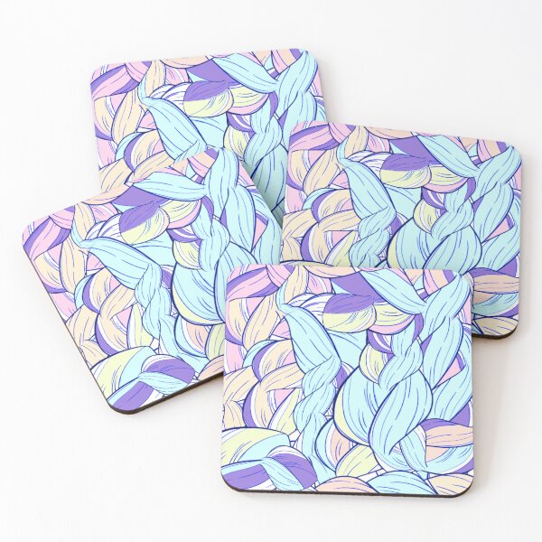 Item preview, blue braids pattern designed and sold by illustrational0.