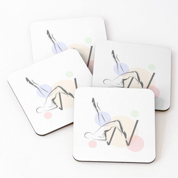 Item preview, Letter W Pilates Pose designed and sold by sashica.