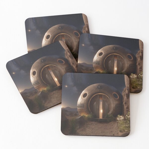 Item preview, Deserted planet with a door to another world designed and sold by quasartphil.