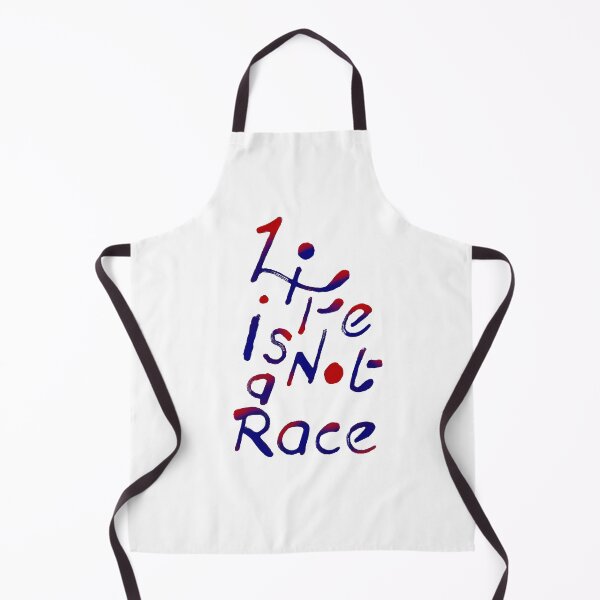 Item preview, Life is not a Race Ink Pen Hand Writing designed and sold by Wiggly Lines.