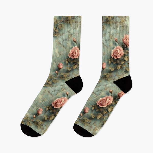 Item preview, Vintage Garden Scene with Roses designed and sold by put1mali19.