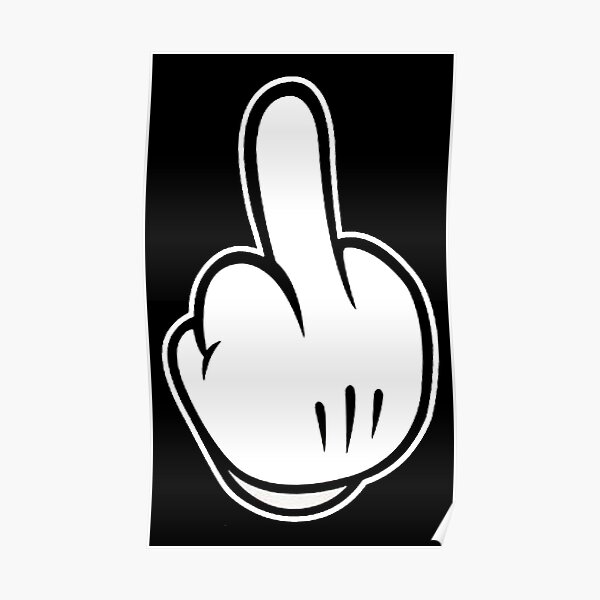 Middle Finger Poster