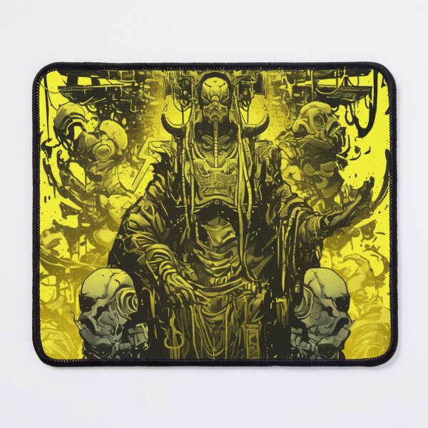 Item preview, Cyberpunk God Omnissiah Futuristic Apocalypse designed and sold by Nightarcade.