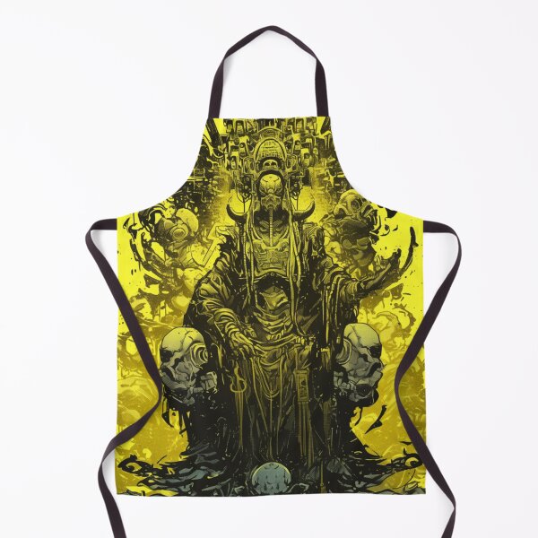 Item preview, Cyberpunk God Omnissiah Futuristic Apocalypse designed and sold by Nightarcade.