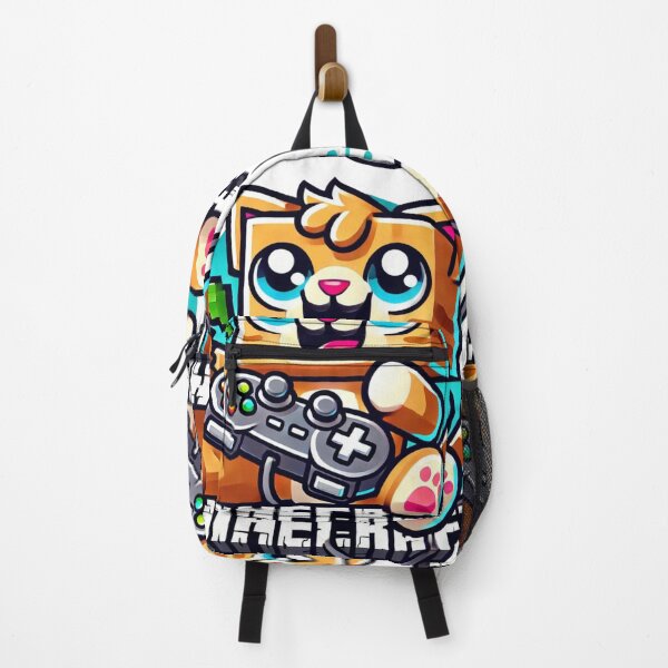 Item preview, Minecraft Style Kitten Playing Video Games designed and sold by Miguel Araujo.