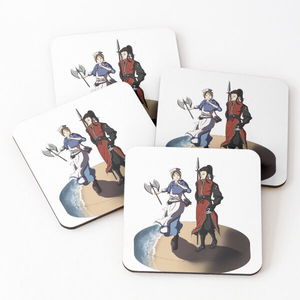 Item preview, Standee - Octopath Traveler II Hikari & Castti designed and sold by AnaeLeone.