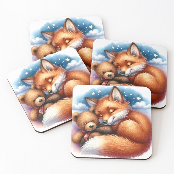 Item preview, Sleeping fox designed and sold by Eiwaprints.