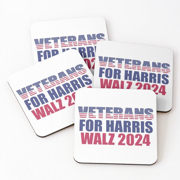 Item preview, Veterans for Harris Walz 2024 designed and sold by Epic Love Designs.