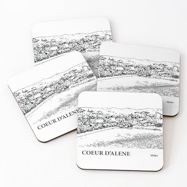 Item preview, Coeur d'Alene Idaho designed and sold by Lakeric Cityscapes.