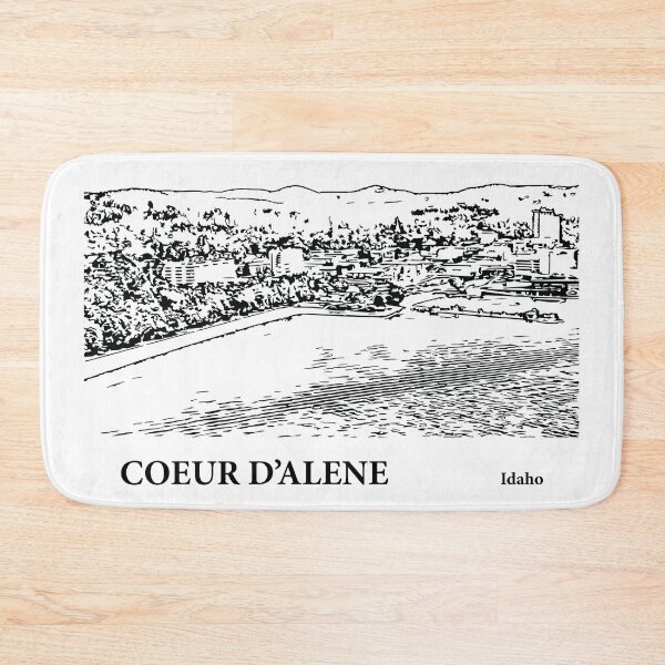 Item preview, Coeur d'Alene Idaho designed and sold by Lakeric Cityscapes.