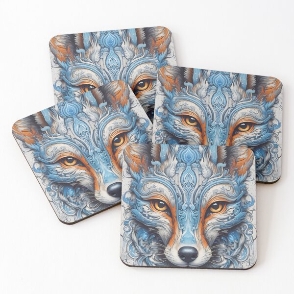 Item preview, Embellished Fox designed and sold by MatrixTattoo.