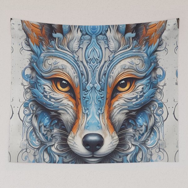 Item preview, Embellished Fox designed and sold by MatrixTattoo.
