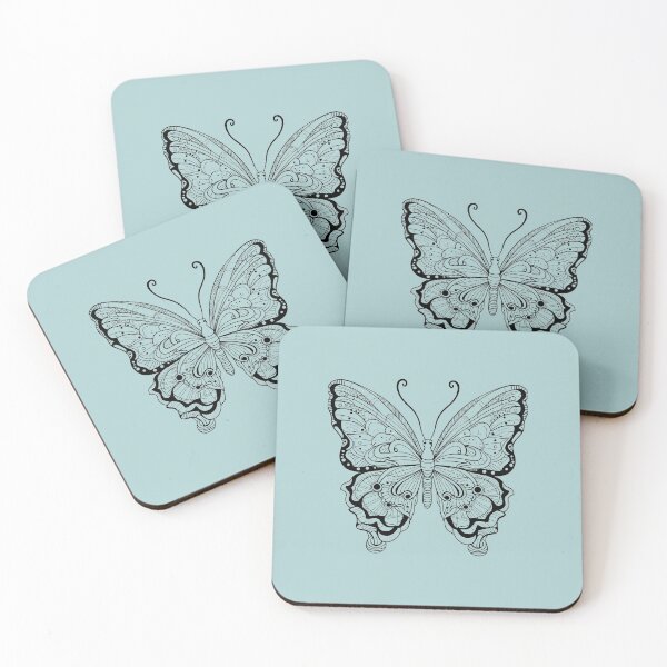 Item preview, Butterfly Ink Drawing designed and sold by MaryFiore.