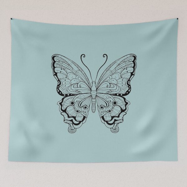Item preview, Butterfly Ink Drawing designed and sold by MaryFiore.