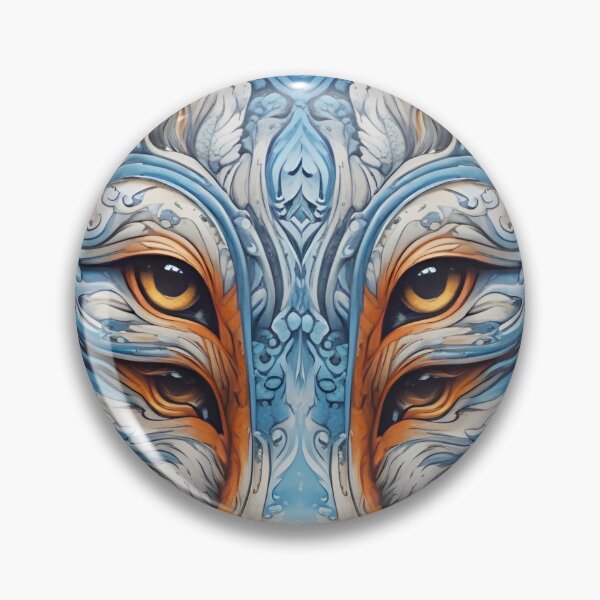 Item preview, Blue Embellished Fox designed and sold by MatrixTattoo.