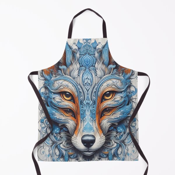 Item preview, Blue Embellished Fox designed and sold by MatrixTattoo.
