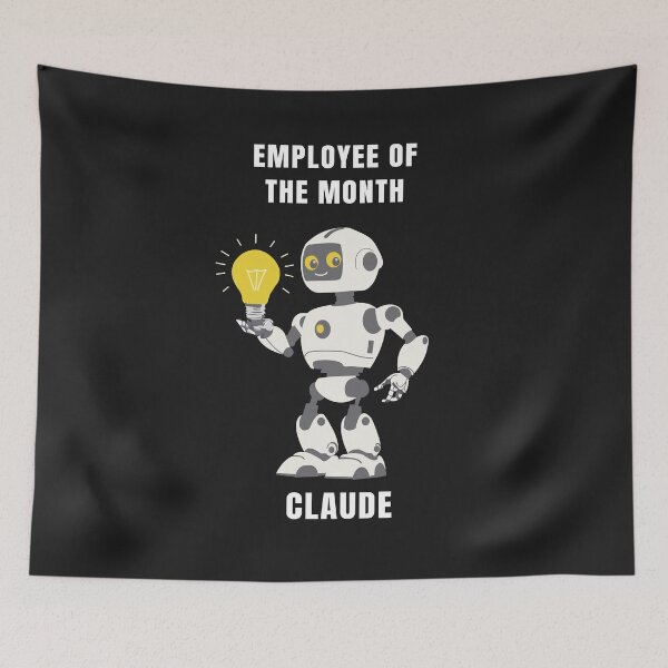 Item preview, Employee of the month: Claude designed and sold by Code  Monkeys.