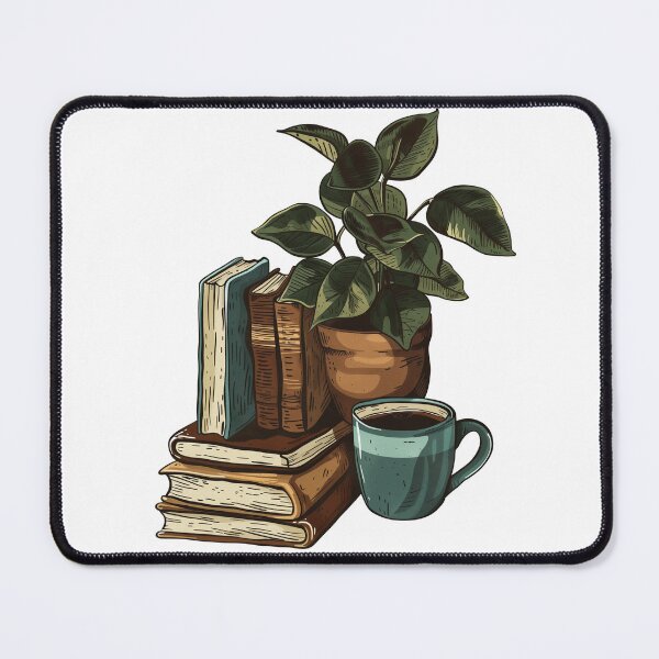 Item preview, Coffee, Books, and Plant designed and sold by galaxyalexander.