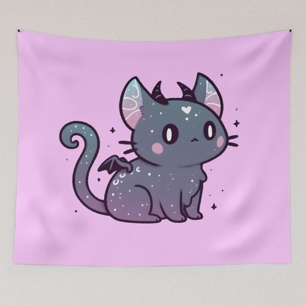 Item preview, Fantasy Cat designed and sold by Anna Halasek.