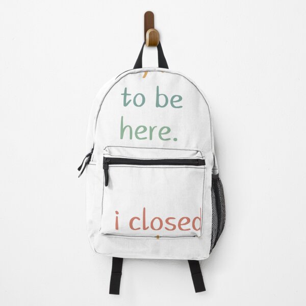 Item preview, I Closed My Book To Be Here, Sarcastic designed and sold by faridman.