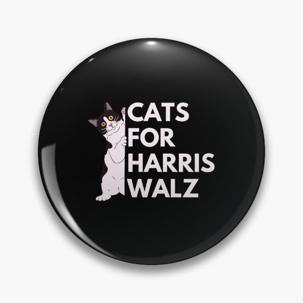 Item preview, Cats For Harris Walz designed and sold by LaraRaid.