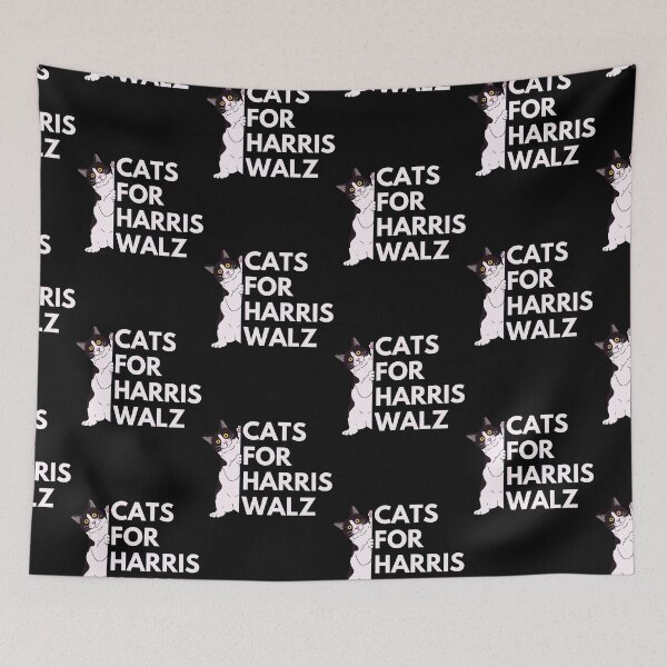 Item preview, Cats For Harris Walz designed and sold by LaraRaid.