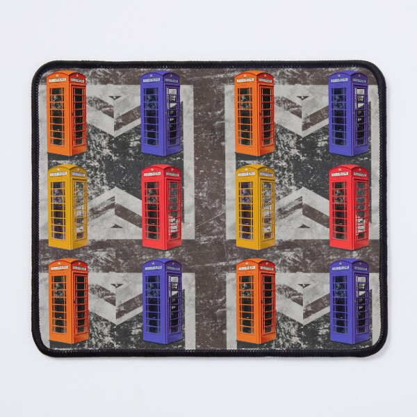 Item preview, Colourful phone boxes of Britain designed and sold by TheRubberOnion.