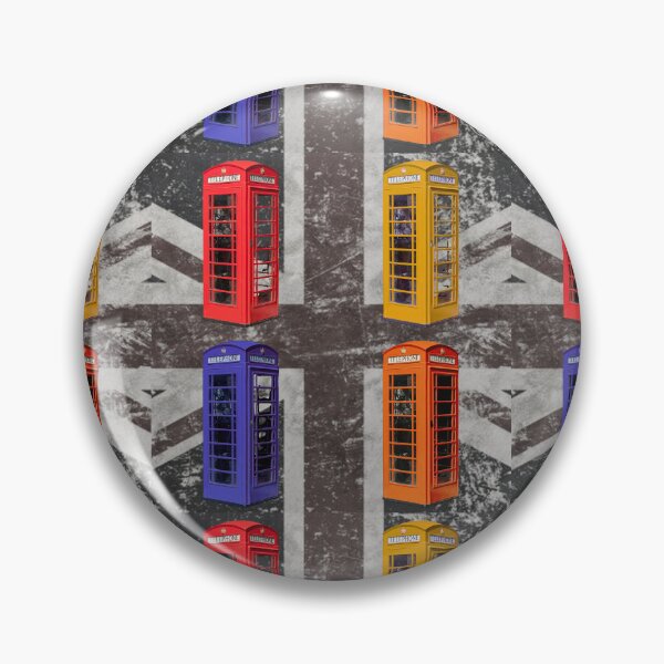 Item preview, Colourful phone boxes of Britain designed and sold by TheRubberOnion.