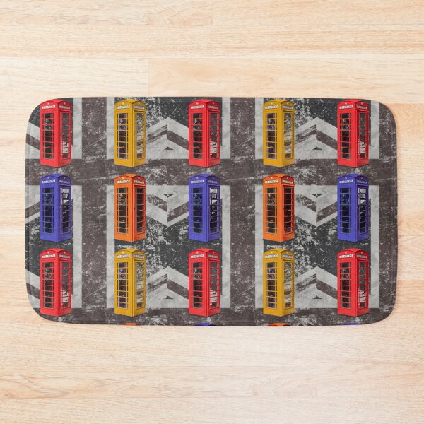Item preview, Colourful phone boxes of Britain designed and sold by TheRubberOnion.