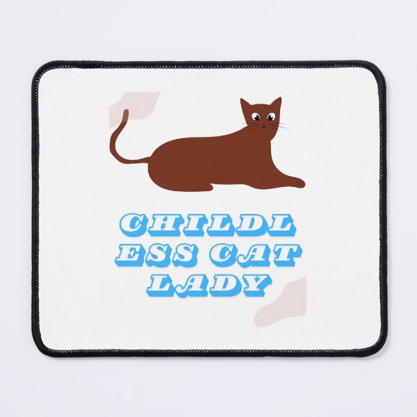 Item preview, childless cat lady designed and sold by sisira gunarathna.