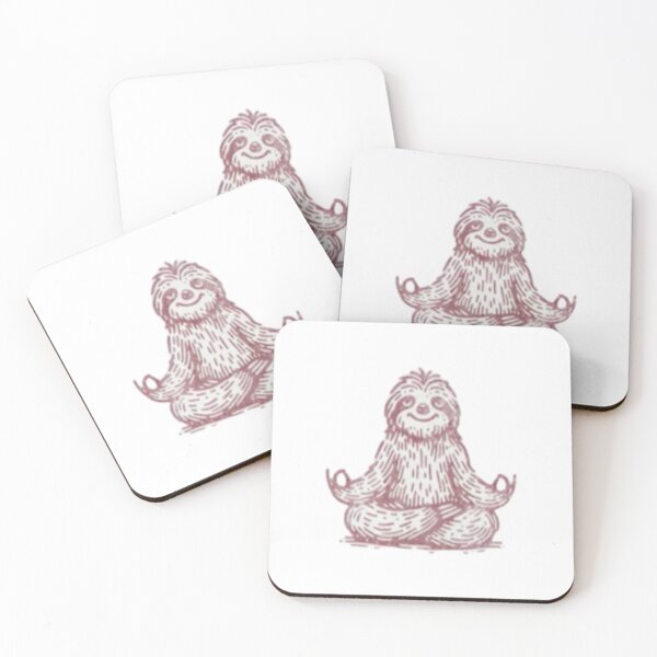 Item preview, Namastay in Bed Sticker | Namastay 6 Feet Away Men Women and Youth Workout Meditation Funny And Cute Panda Yoga Lifestyle Fitted T-Shirt 	 designed and sold by VisualSimple.