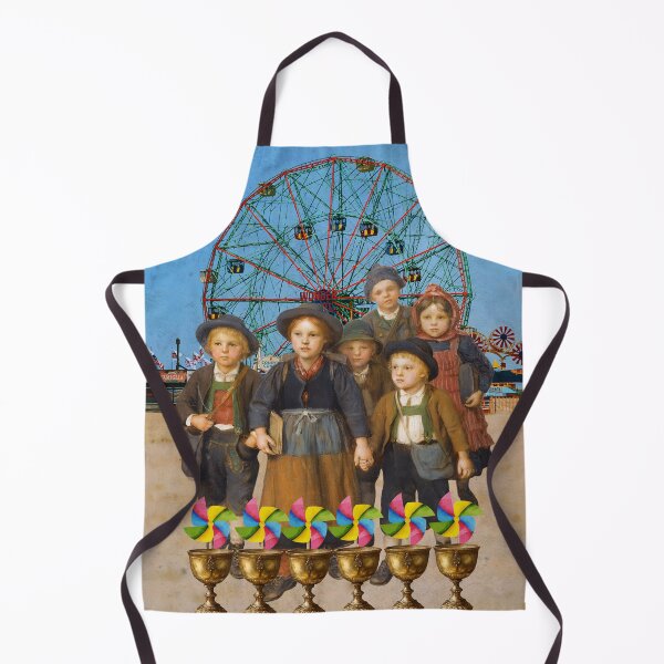 Item preview, Six Cups Tarot Vintage Retro Family Amusement Park designed and sold by SoulscapeStudio.