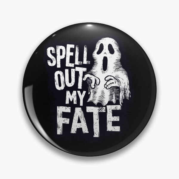 Item preview, SPELL OUT MY FATE IN WHITE GHOSTLY SCREAM designed and sold by SplashTastic.