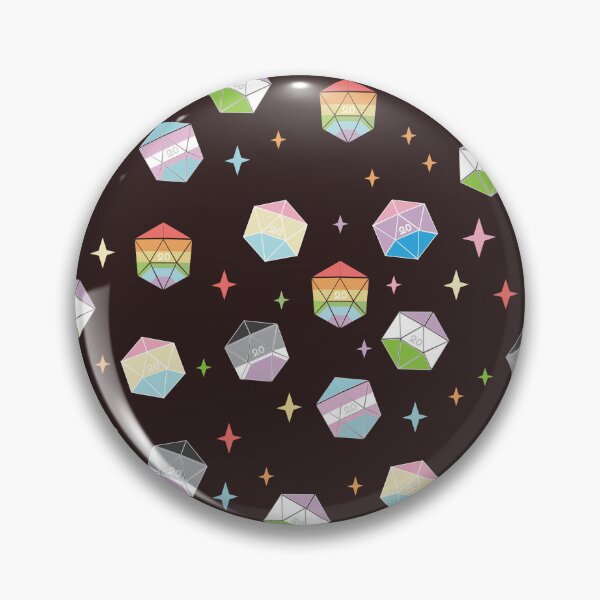 Item preview, Pride D20 dice  designed and sold by PastaCatDesigns.