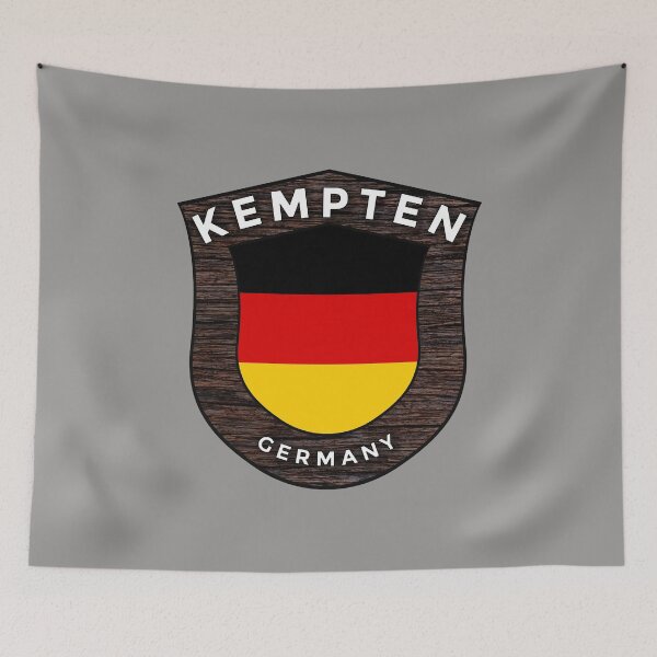Item preview, Kempten Germany Emblem Flag designed and sold by World Designs.