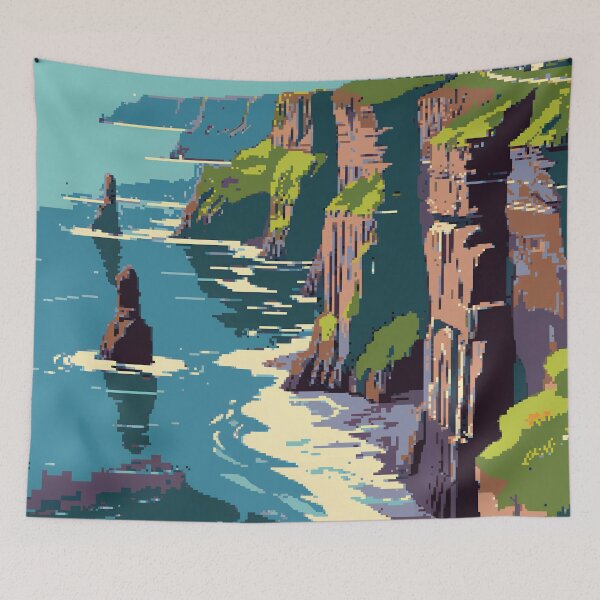 Item preview, Pixel Cliffs of Moher Majesty designed and sold by NaturePixel.