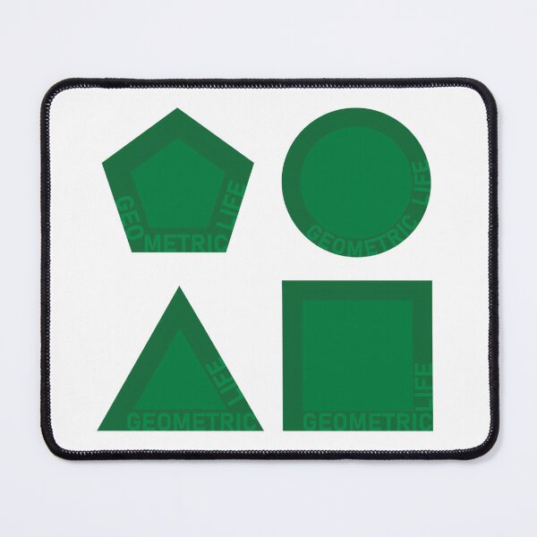 Item preview, Geometric Life, 4 pack, ed. as. green designed and sold by Tecno-Art-Land.