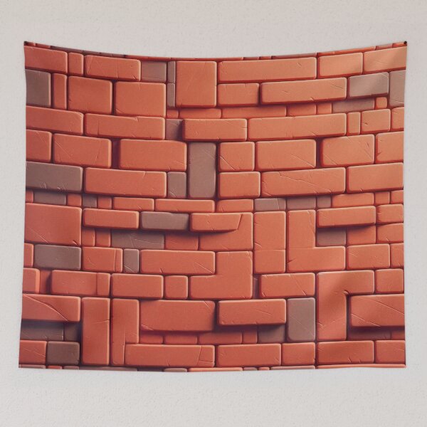 Item preview, Red Brick Red-Orange Color designed and sold by Rui Fernandes.