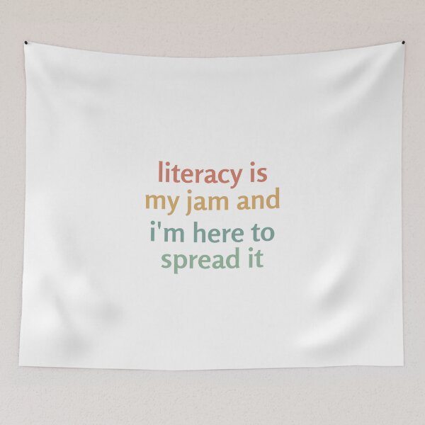 Item preview, Literacy Is My Jam And I'm Here To Spread It, funny designed and sold by faridman.